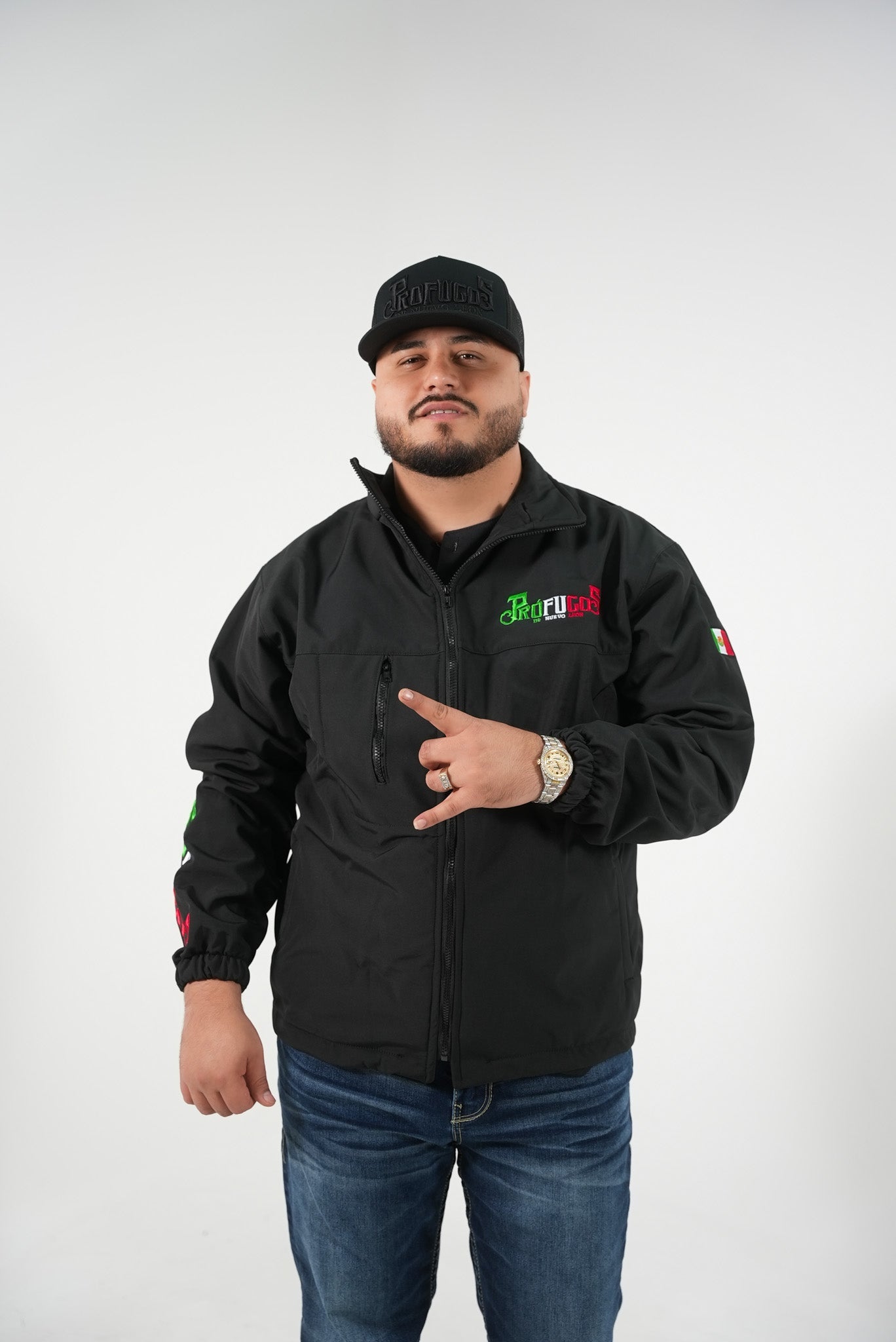 Prófugos Black-On-Black Snapback